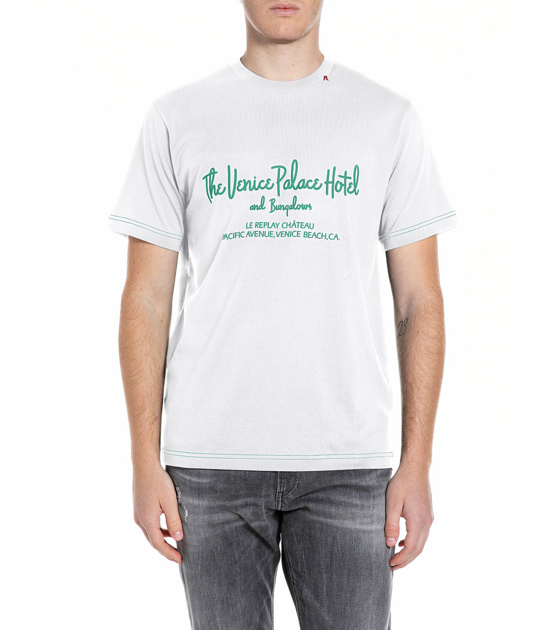 ヘビーコットンジャージーVENICE Tシャツ 詳細画像 ホワイト 1